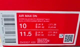 Nike Air Max DN Hyper Blue Taglia 44 nuove