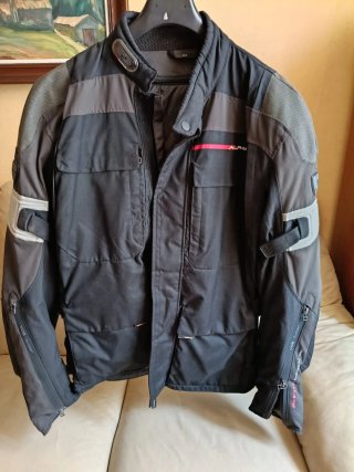 Chaquetas Moto Negra y Gris