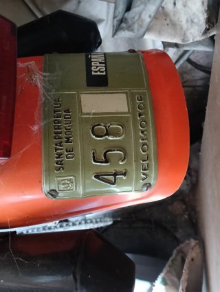 Moto Derbi Enduro Vintage Naranja