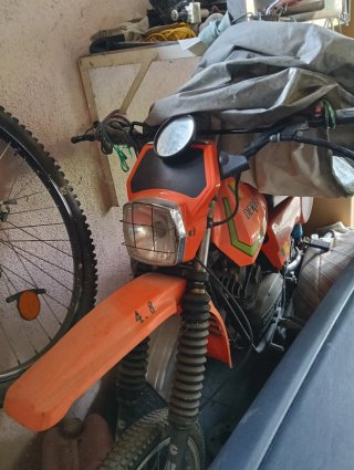 Moto Derbi Enduro Vintage Naranja