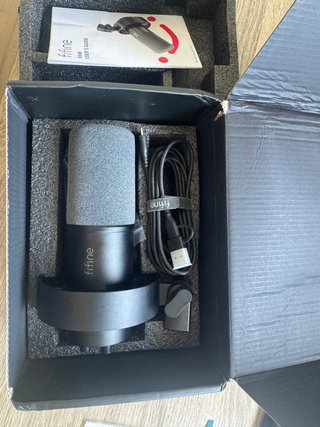 Fifine K688 Micrófono USB Negro/Gris