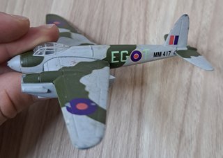 Modellino Aereo Militare RAF Camouflage Vintage
