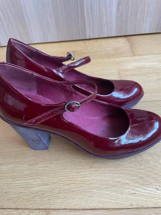 Merceditas Camper Talla 38 Charol Rojo