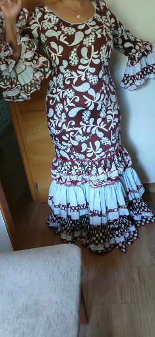 Traje flamenca en perfecto estado talla 44