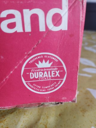 Juego 6 Tazas Café con Plato Duralex Vintage