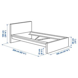 Cama individual IKEA MALM