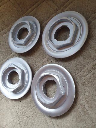 Tapas Centrales 3D para Llantas BBS en 15 pulgadas