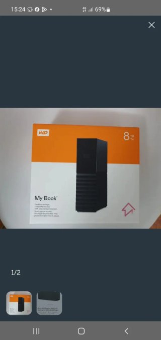 Disco Duro WD My Book 8TB