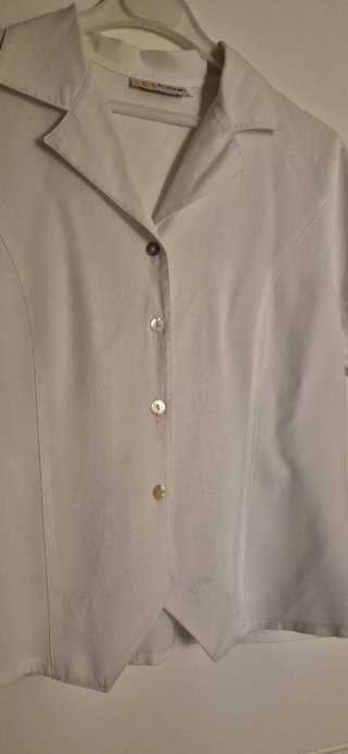 Blusa El Corte Inglés Talla M Blanca