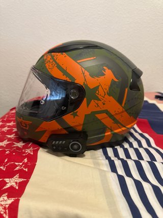Casco LS2 Rapid II Camuflaje Naranja