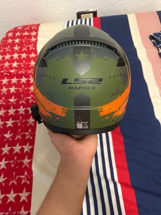 Casco LS2 Rapid II Camuflaje Naranja