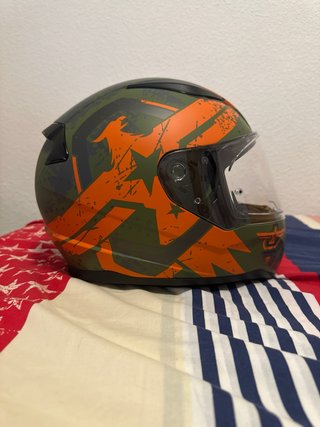 Casco LS2 Rapid II Camuflaje Naranja