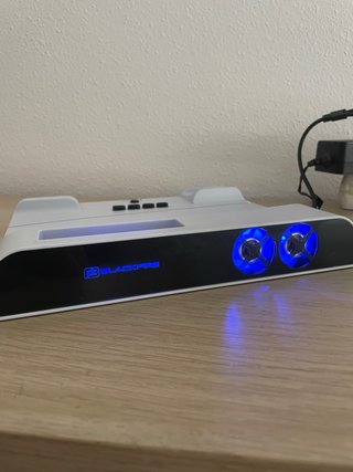 Base Carga PS5 Blackfire LED Doble