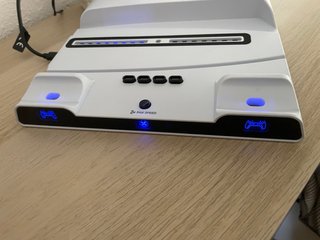 Base Carga PS5 Blackfire LED Doble
