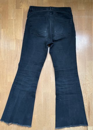 Pantalones campana negros