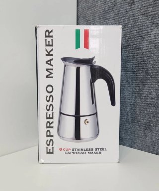Moka 6 tazze acciaio inox
