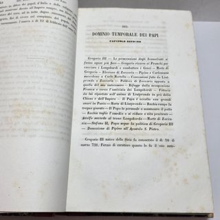 Libro Antico 1861 Del Dominio Temporale Dei Papi