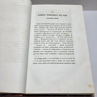 Libro Antico 1861 Del Dominio Temporale Dei Papi