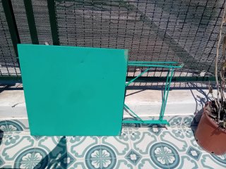 3 Tavolini Metallo Azzurro