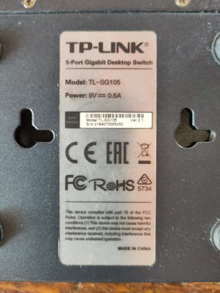 TP-Link Switch Gigabit 5 Porte Desktop