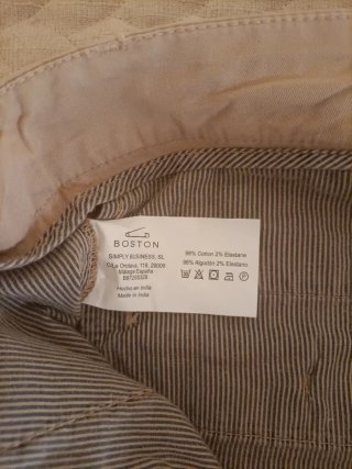 Bermudas beige