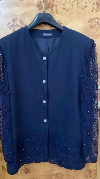 Giacca Miss Mara vintage tg 52 blu