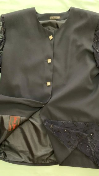 Giacca Miss Mara vintage tg 52 blu