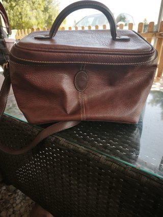 Bolso de mano marrón