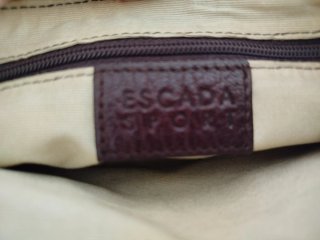 Bolso de mano Escada marrón