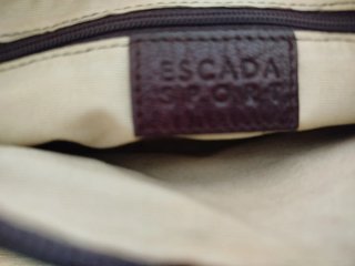Bolso de mano Escada marrón