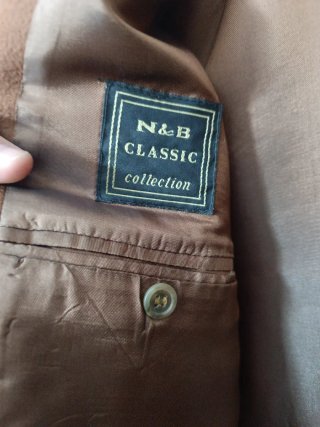Americana Chaqueta Hombre Marrón