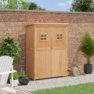 Armario Exterior Madera Herramientas