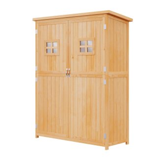 Armario Exterior Madera Herramientas