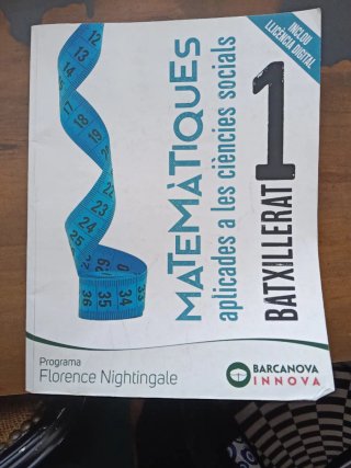 Florence Nightingale 1 Batxillerat. Matemàtique...