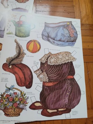 Bambole di carta Victorian Pets