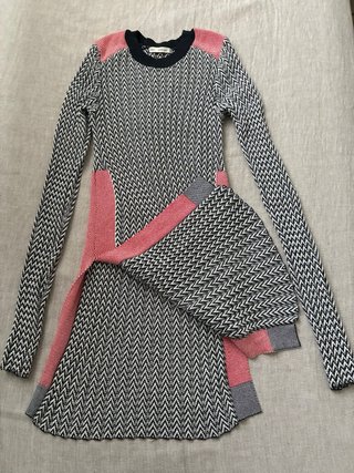 Jersey  largo con aberturas Zara