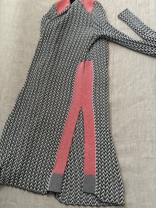 Jersey  largo con aberturas Zara