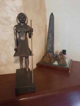 Figuras Decoración Egipcia/ Colección Egiptologia