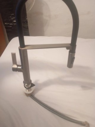 Grifo Cocina Negro/Plata Nuevo