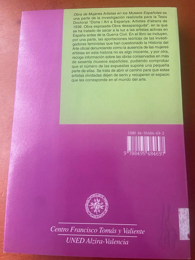 Obra de Mujeres Artistas En Los Museos Espanole...