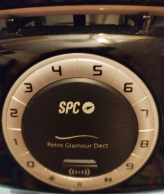 Teléfono Inalámbrico SPC Retro Glamour Dect