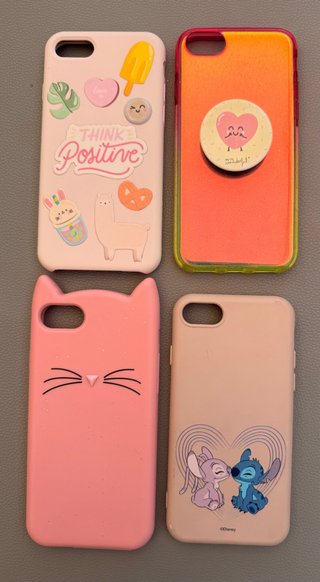 Pack 4 fundas iPhone 7/8