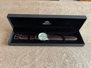 Reloj Orient RA-AC0F07S10B Marrón/Plata