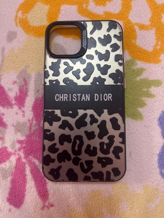 Funda iPhone 13 Christian Dior Animal Print