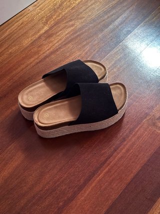 Sandalias plataforma negras