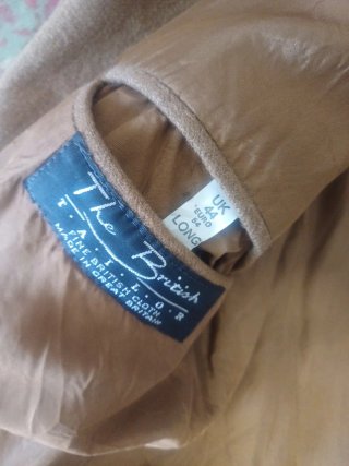 Americana/blazer/chaqueta de traje marrón claro