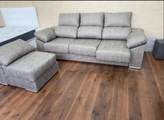 Sofás nuevos modular tela anti manchas negro