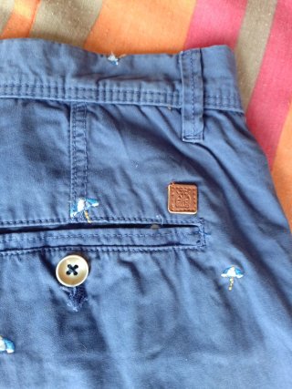 3 Pantalones cortos verano estampado lisos todos5€