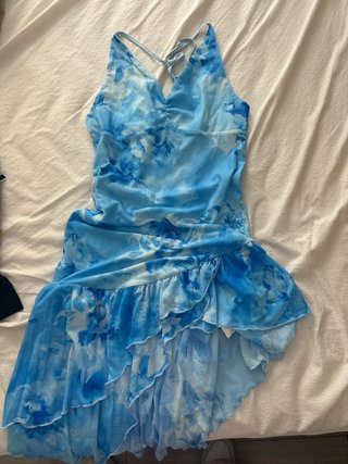 Vestido Allurite Azul Tie-Dye