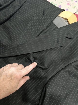 Traje de raya diplomática.